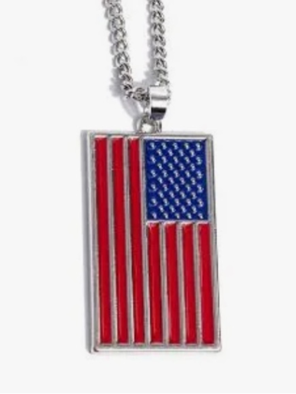 🇺🇸❤️🤍💙❗️ “PATRIOTIC PENDANT” RED, WHITE, BLUE FLAG NECKLACE ~ PAPARAZZI❗️🇺🇸 - Picture 5 of 6
